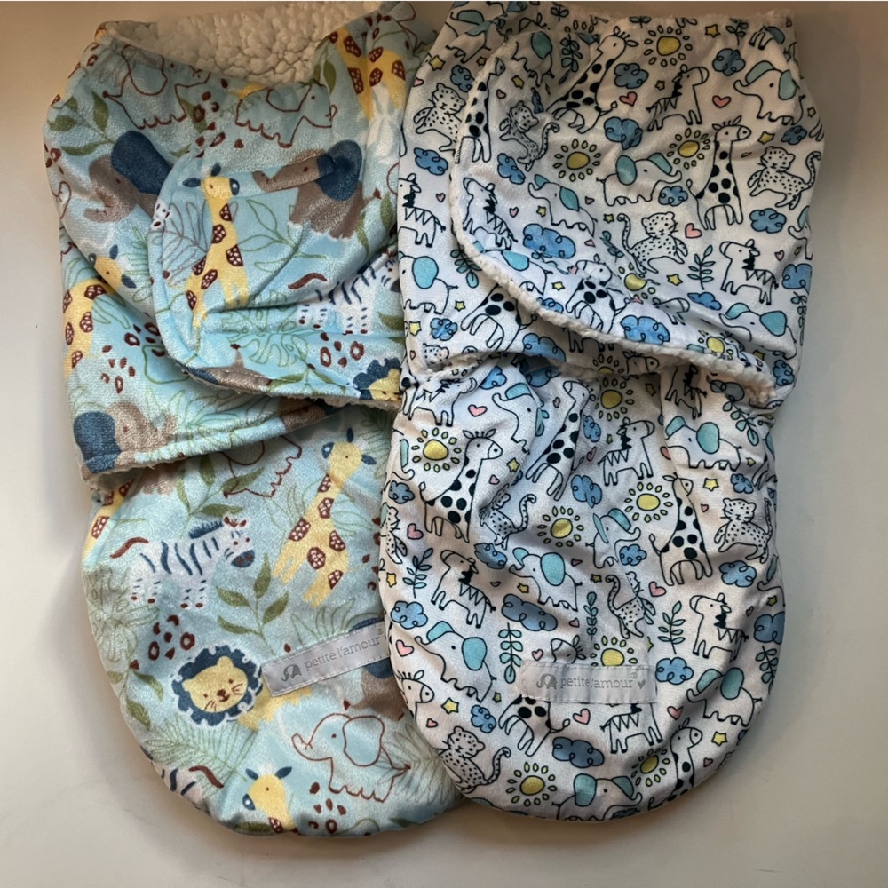 Petite L’amour Boutique Baby Boy One Size Swaddle